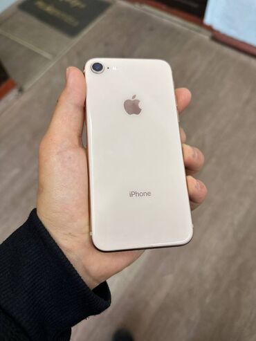 phone 10: IPhone 8, Скидка 10%, Б/у, 64 ГБ, Зарядное устройство, Чехол, Кабель, 100 %