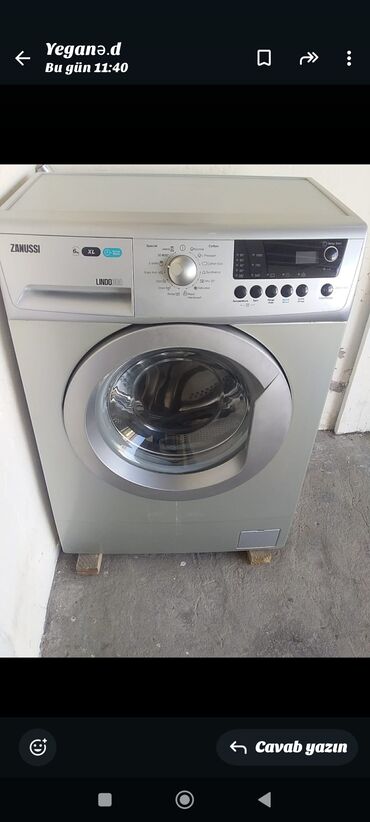бу стиральная машина автомат: Paltaryuyan maşın Zanussi, 6 kq, Avtomat, Qurutmasız, Kredit yoxdur