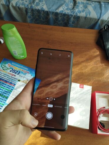 ванплас: OnePlus 7 Pro | 256 ГБ | цвет - Синий | Зарядное устройство, Защитное стекло, Чехол | С документами | Отпечаток пальца