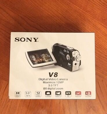 sony 1500 kamera: SONY Digital video Camera V8 Maximize : 12MP Экран: 3.0 TFT Функция