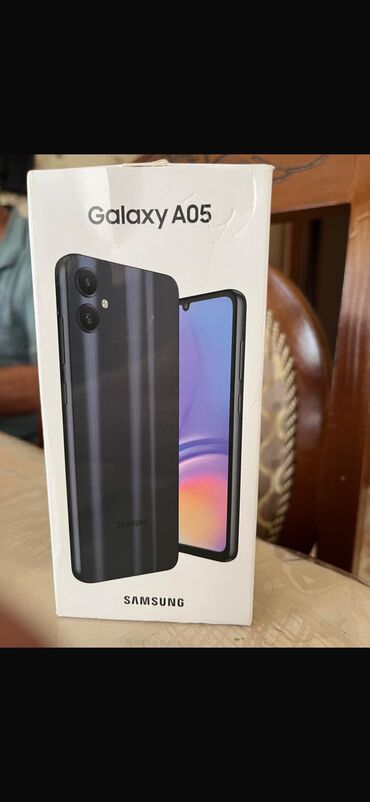 irsad soyuducu samsung: Samsung Galaxy A05, 128 GB, rəng - Qara, Barmaq izi, Face ID