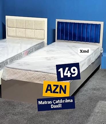 Кровати: Tək nəfərlik çarpayılar – rəng seçimi mövcuddur - Bazalı və bazasız — 9