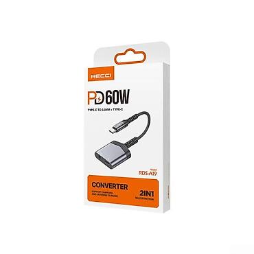 Ötürücü adapter Recci Converter 2in1 RDS-A19 Tip - Konvertor və digər