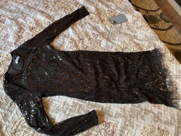 38 размер платье в Кыргызстан | Платья: Платье черное Турецская одето 1раз