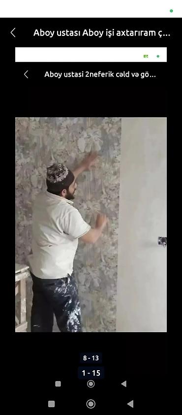 Malyar işləri: Aboy ustası cəld ve gözel iş görülür 2 nəfərik peşekar ustalariq — 8