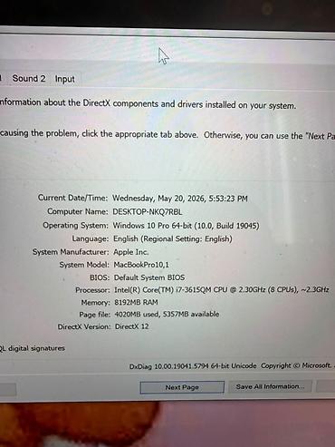 hp 1536: Çox səliqəli və olduqca az istifadə olunmuş MacBook Pro (15-inch, Mid — 7