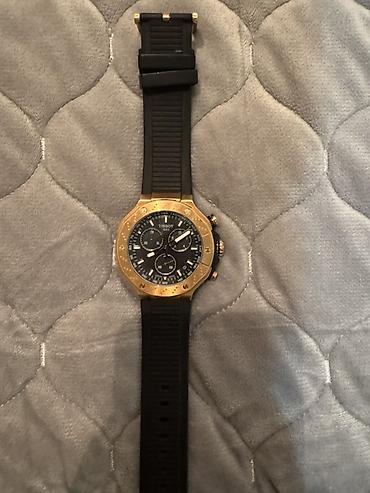 qara ayaqqabı: Tissot kişi qol saatı – xronoqraf - Brend/model: Tissot (siferblatda — 1