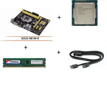процессор intel celeron processor g1620: Энелик плата, Колдонулган, Asus, LGA1150, Micro-ATX, ПК үчүн