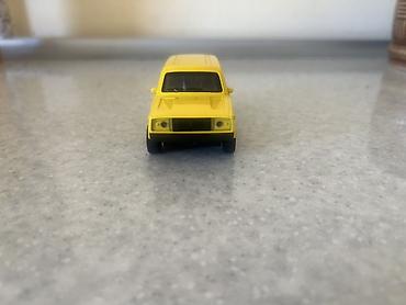oyuncaq demir masin: Sarı rəngli metal miniatür of-road avtomobil modeli - Korpus: metal — 5