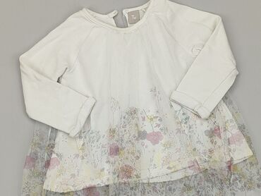 biała bluzka dziewczęca: Bluzka, Tu, 1.5-2 lat, 86-92 cm, stan - Dobry