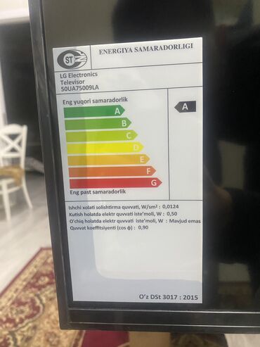 Televizorlar: Yeni Televizor LG 50" UHD (3840x2160) — 3