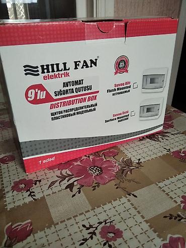 Elektrik şitləri: HILL FAN Elektrik – Avtomat Sığorta Qutusu (Distribution Box), 9-lu - — 1