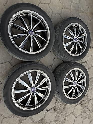 Колеса в сборе 235 / 50 / R 18, Лето, Б/у, Комплект, Легковые, Литые, отверстий - 5