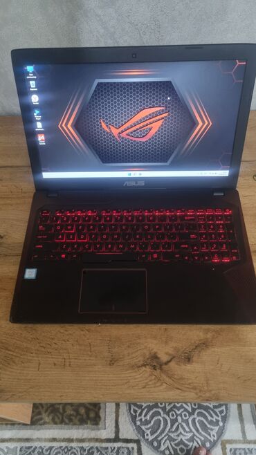 купить игровой компьютер в рассрочку: Ноутбук, Asus, 16 ГБ ОЗУ, Intel Core i7, 15.6 ", Б/у, Для работы, учебы, память SSD