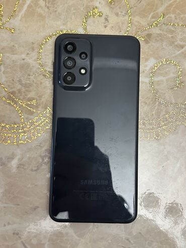 sumqayit telefon aksesuarları: Samsung Galaxy A23, 128 GB, rəng - Qara, Düyməli, Barmaq izi, Face ID