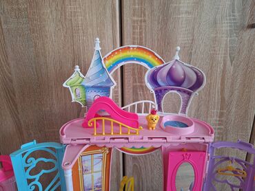 Igračke: Kao nov Barbi zamak Dreamtopia sa nameštajem - kućica Zamak je bez — 10