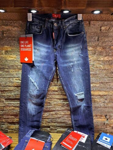 h m bluzica providna kratkog rukava rasteglj: Jeans Dsquared2, S (EU 36), M (EU 38), L (EU 40), color - Blue