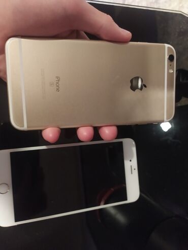 barter 6s: IPhone 6 Plus, 32 GB, Qızılı, Qırıq