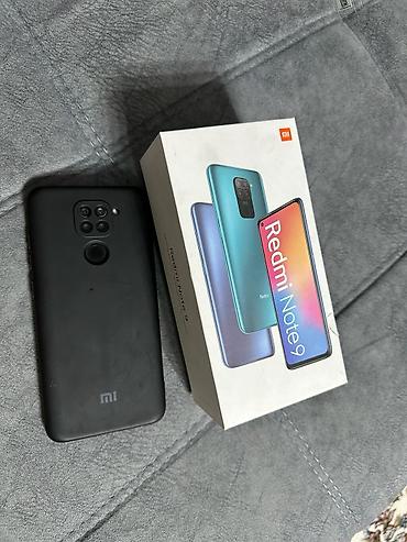 Redmi: Redmi, Redmi Note 9, Б/у, 128 ГБ, цвет - Черный, 2 SIM — 1