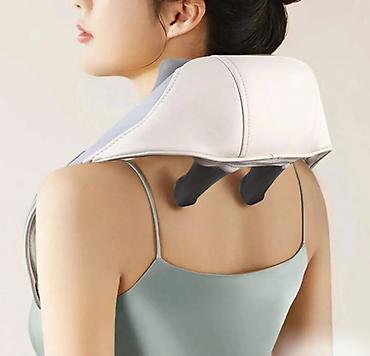 шейный массажёр: Электрический массажер для шеи, спины и тела Kneading Neck massager А — 6