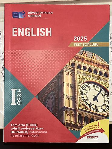 Testlər: İngilis dili Testlər 11-ci sinif, DİM, 1-ci hissə — 1
