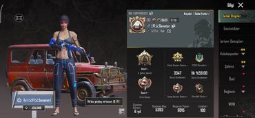 oyun rolu: Pubg Mobile hesabı/Görüş yolu ilə/75 səviyyə/ 133 silah skin + 8-bit