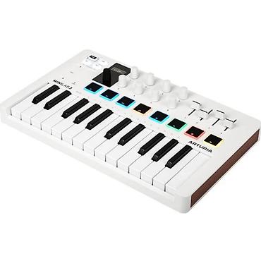 **Arturia MiniLab 3 MIDI-klaviatura, 25 mini düymə, ağ** Kompakt