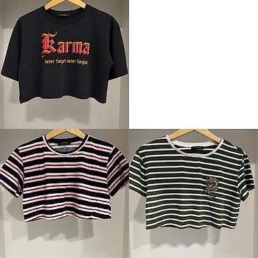 Trendyol qadın crop t‑shirt dəsti Tek tek 10azn Birlikde 3u 25azn - lalafo.az -da Trendyol qadın crop t‑shirt dəsti Tek tek 10azn Birlikde 3u 25azn -