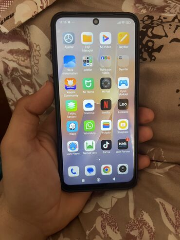 xiomi 9c: Xiaomi Redmi Note 11, 64 GB, rəng - Qara, 
 Barmaq izi