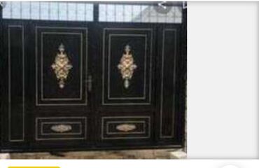 Həyət darvazaları: Yeni Həyət darvazası, 3 m, Mexaniki, Qapı ilə, rəng - Ağ, Kredit yoxdur, Ödənişli quraşdırma, Rayonlara çatdırılma, Ödənişli çatdırılma — 11