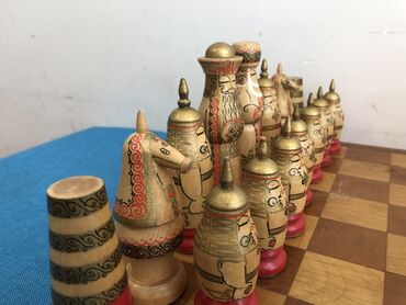 Şahmatlar: Antik sahamat 1950 ve 60 ci illere aid cox nadir tapilan sahmat her — 9