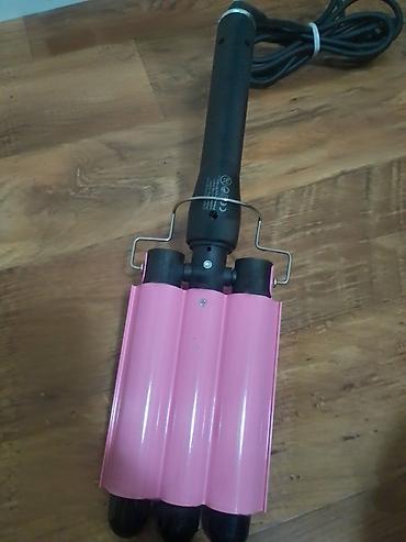 Figaro za kosu: Figaro-Trostruki uvijac za talasastu kosu je potpuno ispravan, u — 4