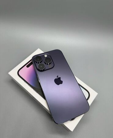 Apple iPhone: IPhone 14 Pro, Новый, 256 ГБ, Наушники, Зарядное устройство, Защитное стекло, В рассрочку, 96 %