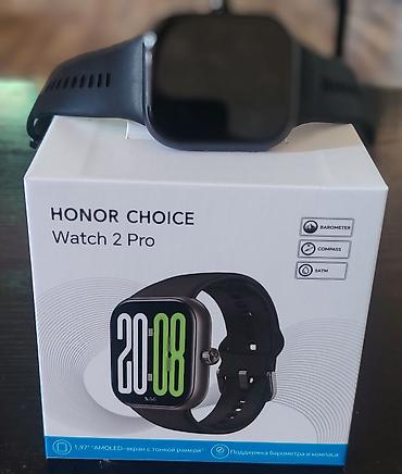 mobil saat: Yeni, Smart saat, Honor, Suya davamlı, rəng - Qara — 1