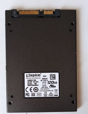 оперативная память ddr3 8gb: Маалымат алып жүрүүчү, Колдонулган, Kingston, SSD, 128 ГБ, 2.5"