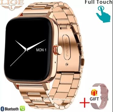 roze boje: I13 Zenki Bluetooth Smart Watch Boja sata: Gold sa dodatnom rozom