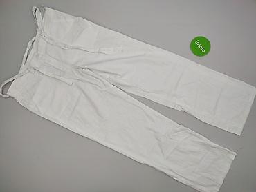 szeroki pas: Spodnie materiałowe damskie, rozmiar 3XL — 2