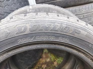 Шины 205 / 55 / R 16, Зима, Б/у, Пара, Легковые, Япония, Dunlop
