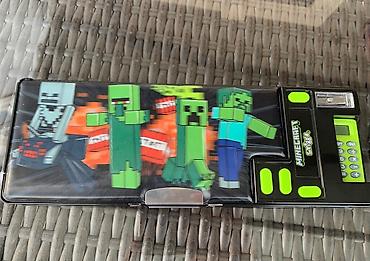 karandaşlar: Minecraft x Smiggle çoxfunksiyalı dəftər-qələm — 1