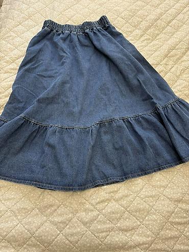 şortik kofta: Denim ətək - Material: jeans (denim), orta qalınlıqda. - Rəng — 1