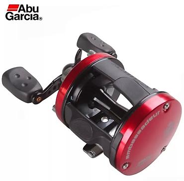 Ovçuluq və balıqçılıq: Abu Garcia Ambassadeur 6600SX multiplier reels red black. 5.3:1 gear — 2