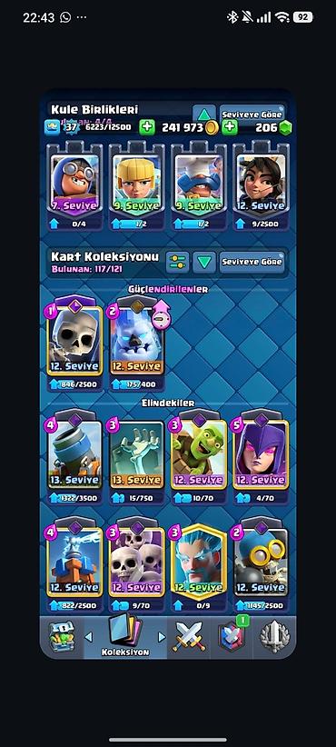 Digər: Endirim var ✅✅✅✅✅✅ ✅ ✅ Clash Royale hesabı - Kral səviyyəsi: 37 - — 5