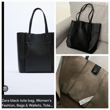qara canta: Zara avropadan alınmış çantadır 1 dəfə istifadə olunub. Qiy_40 Azn