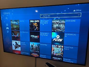 PS4 (Sony Playstation 4): Sony PS4 slim čipovan 1Tb / FC26 / Ghost Of Tsushima Konzola Sony — 13