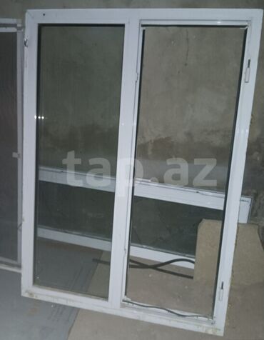 plastik pencer: Трехстворчатое Пластиковое окно 120х150 см, Б/у, Платная установка