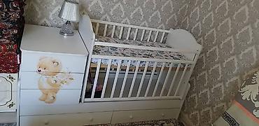 Мебель: Жаны монеж сатылат. Бала жаткан эмес, комоды баары рабочий, высота — 3