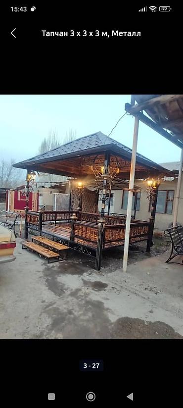 Тапчаны: Тапчан 3 x 3 x 3 м, Металл — 7