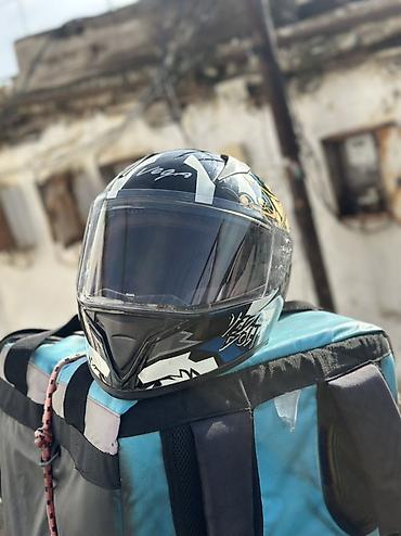 авто шлем: Moto dəbilqə – Vega Yaxşı vəziyyətdədir, az istifadə olunub, qiymətdə — 1