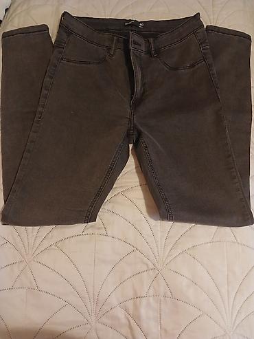 solid 2 0 heets: Ženske skinny farmerke – tamno siva/ugljen siva - Model: uski kroj — 6