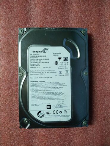 кейс для жесткого диска: Накопитель, Б/у, Seagate, HDD, 512 ГБ, 3.5", Для ПК